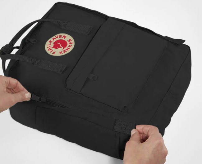Mochila FJallRaven Kånken Clássica Preto