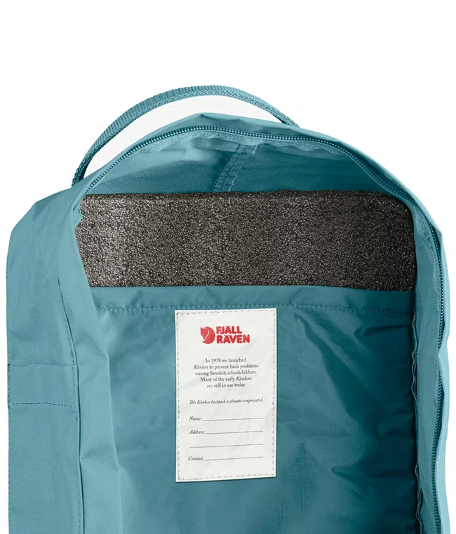 Mochila Unissex Fjällräven Kånken Verde Água