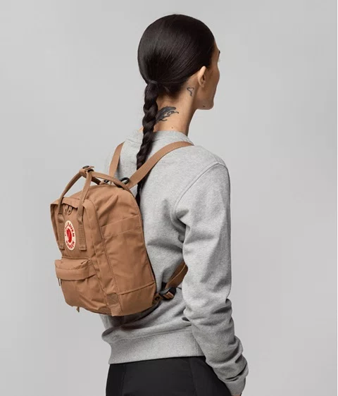 Mochila Fjällräven Kånken Mini Marrom
