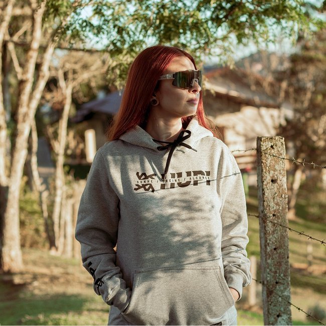 Moletom HUPI Alpine Cinza