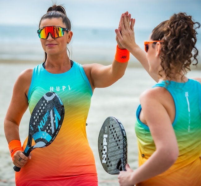 Munhequeira HUPI Spin Laranja Neon
