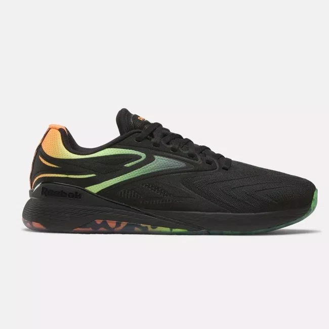 Tênis Reebok Nano X5 Edge Masculino Preto e Laranja