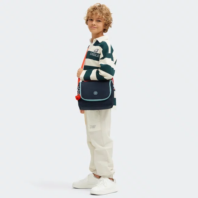 Lancheira Kipling New Kichirou Azul Marinho