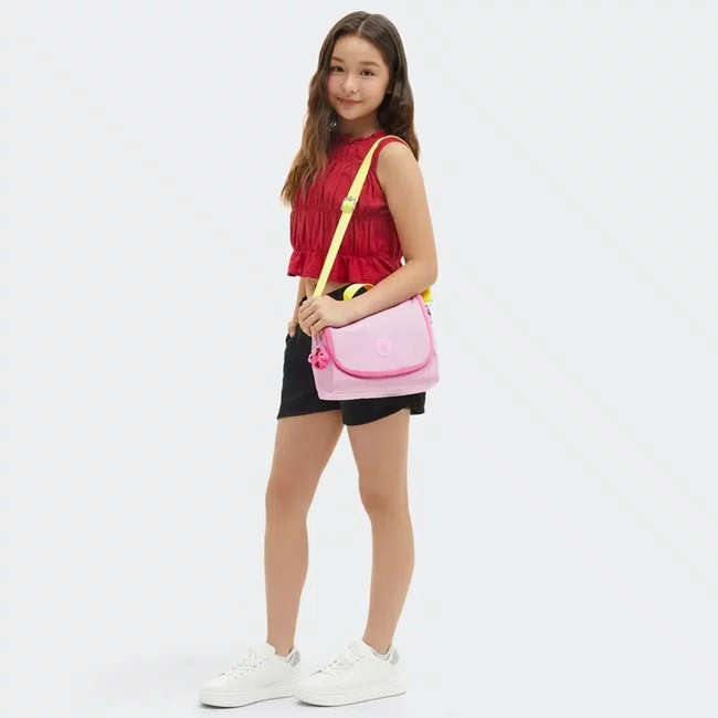 Lancheira Kipling New Kichirou Rosa