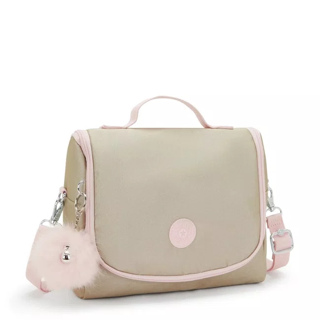 Lancheira Kipling New Kichirou Dourado