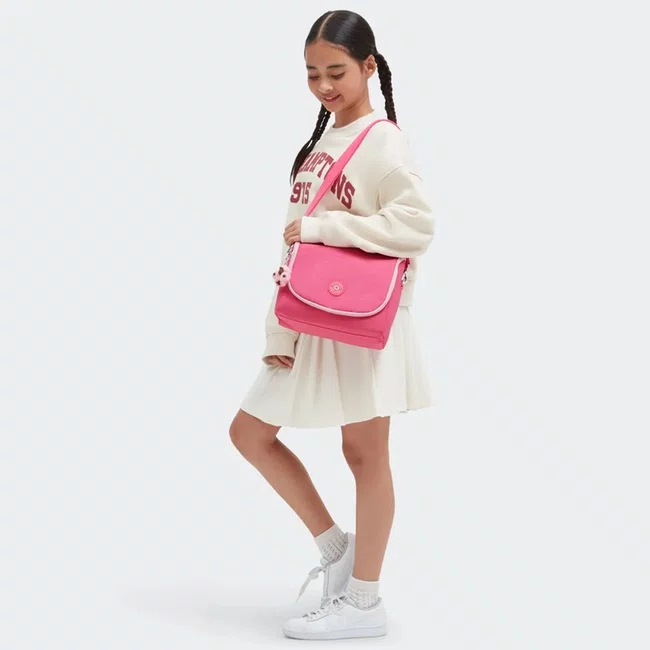 Lancheira Kipling New Kichirou Rosa