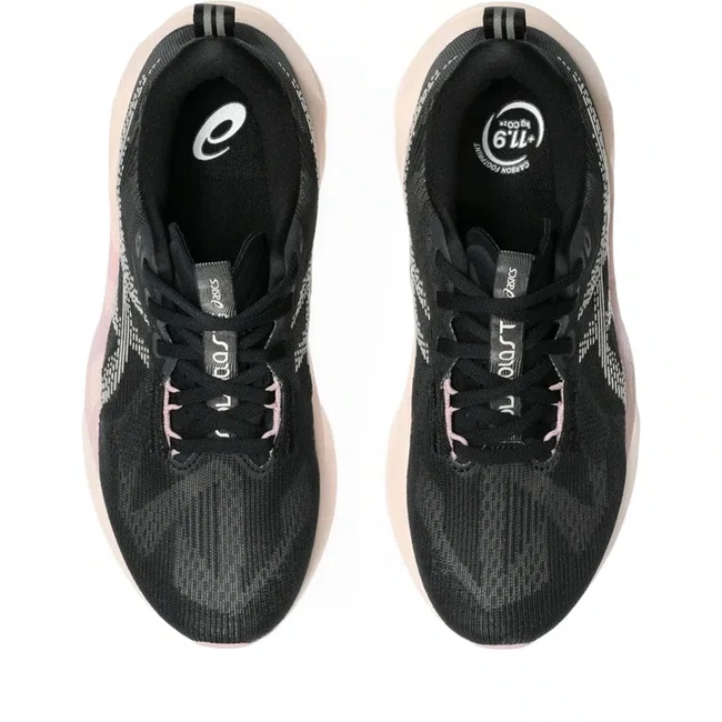 Tênis ASICS Novablast 5 Feminino Preto e Rosa