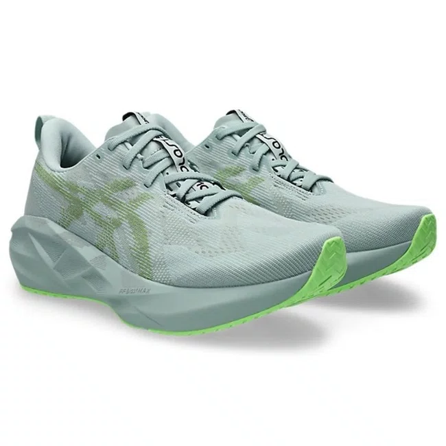 Tênis ASICS Novablast 5 Masculino Verde Claro
