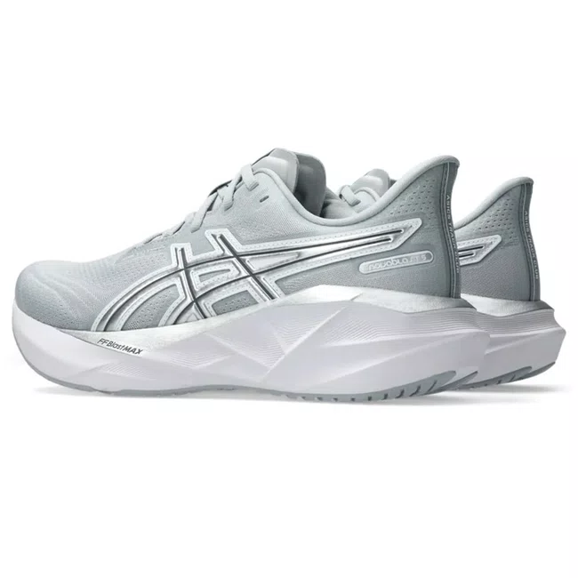 Tênis ASICS Novablast 5 ATC Masculino Cinza e Prata