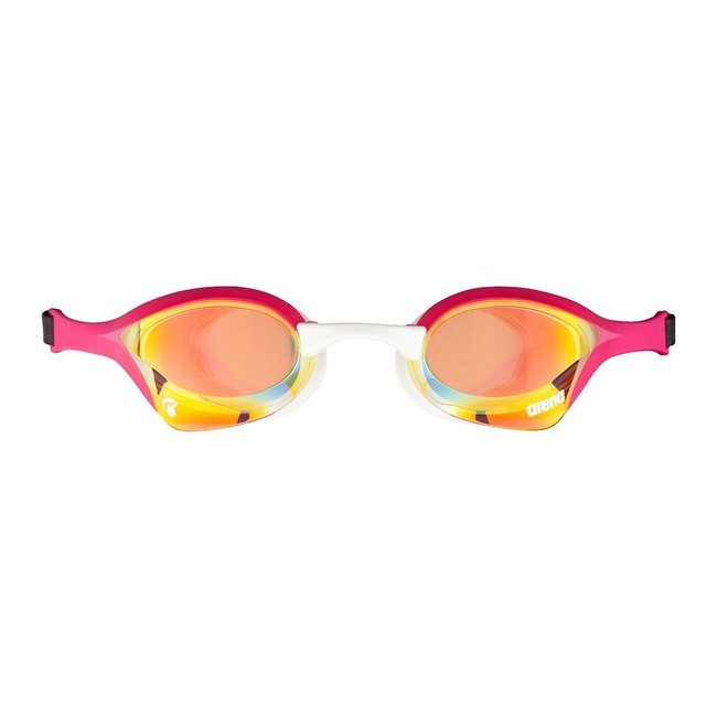 Óculos de Natação Arena Cobra Ultra Mirror Swipe Amarelo e Rosa