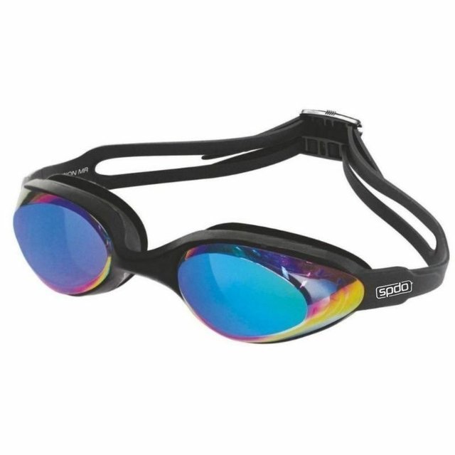Óculos de Natação Speedo Hydrovision Preto Espelhado