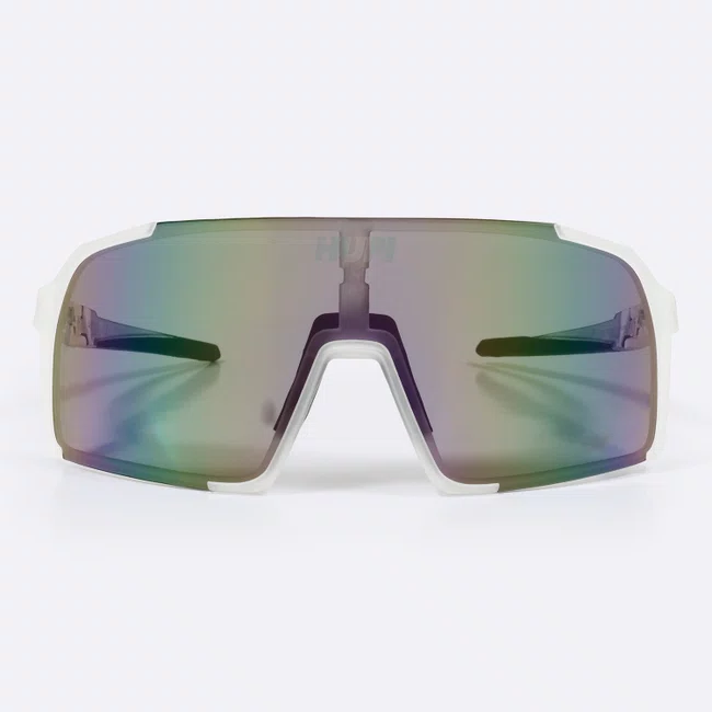 Óculos de Sol  HUPI Andez Cristal/Preto - Lente Roxo Espelhado