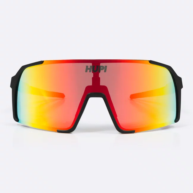 Óculos de Sol  HUPI Andez Preto/Vermelho - Lente Vermelho Espelhado