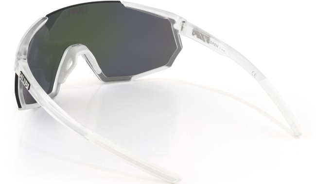 Óculos de Sol HUPI Aspen Armação Cristal Lente Roxo Espelhado