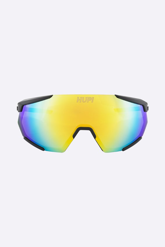Óculos de Sol HUPI Aspen Armação Preto Lente Dourado