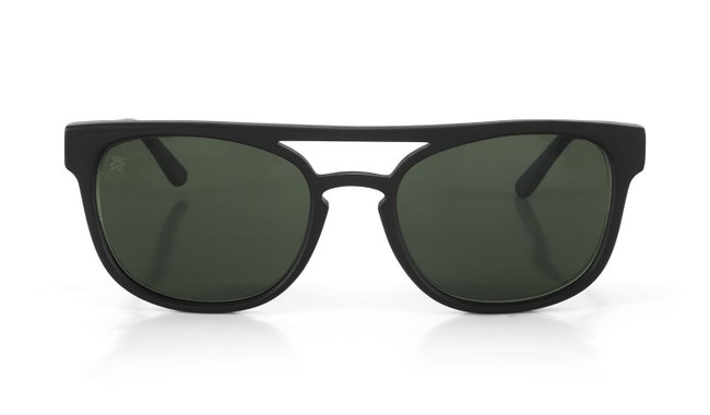 Óculos de Sol HUPI Bondi Preto - Lente Verde Escuro