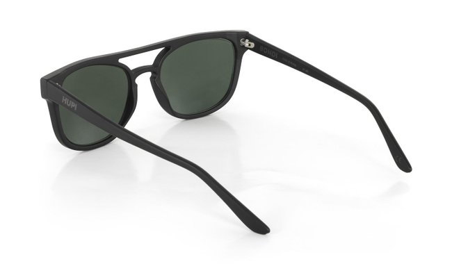 Óculos de Sol HUPI Bondi Preto - Lente Verde Escuro