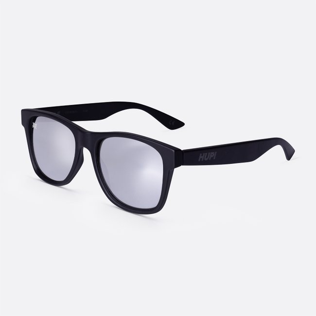 Óculos de Sol HUPI Brile Preto Fosco Lente Prata