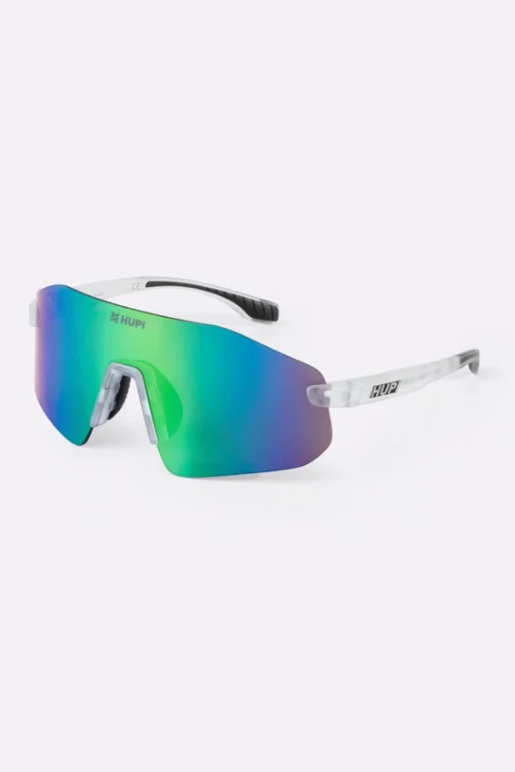 Óculos de Sol HUPI Champs Cristal Lente Verde Espelhado