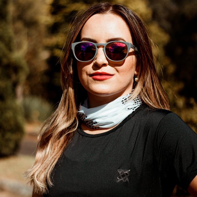 Óculos de Sol HUPI Dakar Cinza Fosco - Lente Vermelho Espelhado