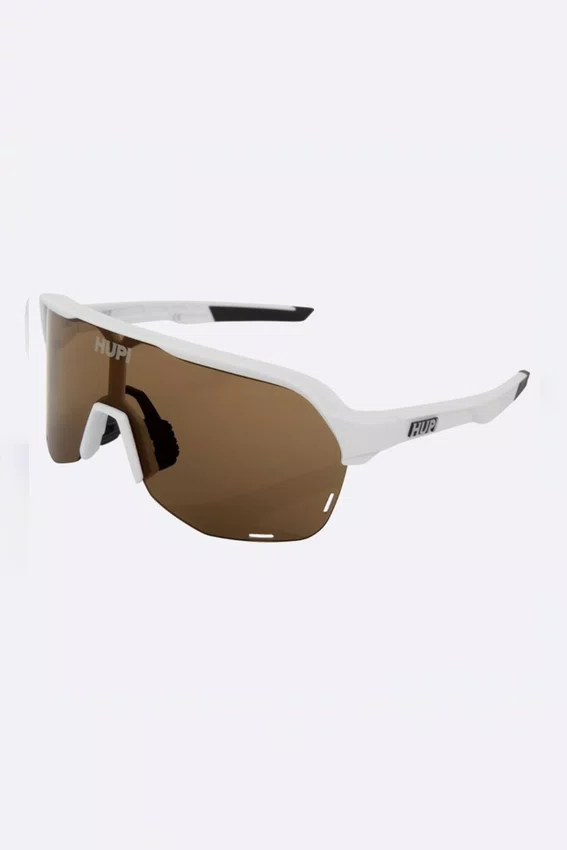 Óculos de Sol HUPI Huez Branco - Lente Marrom