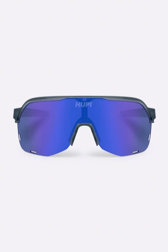 Óculos de Sol HUPI Huez Cinza - Lente Azul Espelhado
