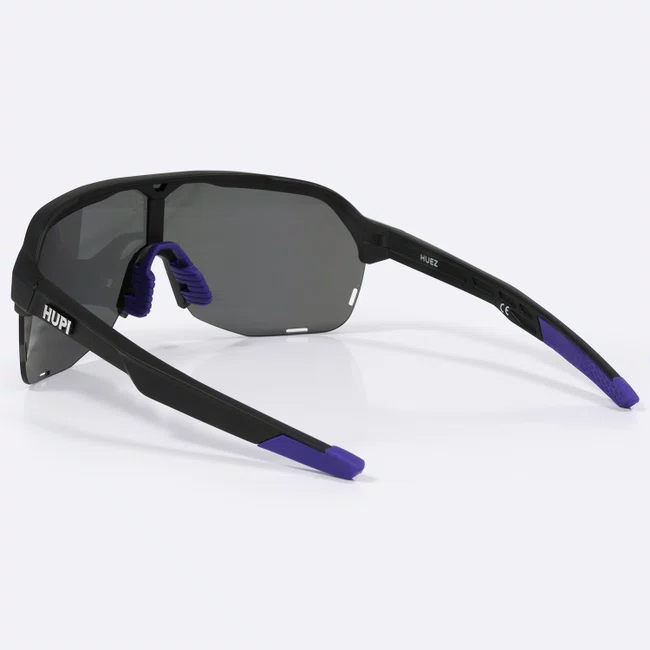 Óculos de Sol HUPI Huez Preto/Roxo - Lente Roxo Espelhado