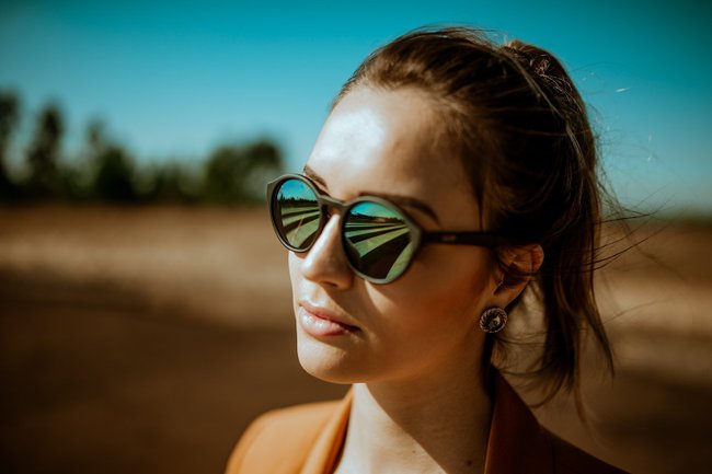 Óculos de Sol HUPI Kona Preto Fosco Lente Verde Espelhado