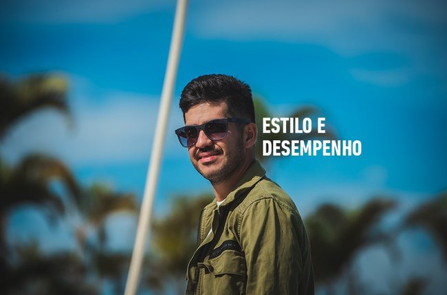 Óculos de Sol HUPI Luppa Armação Cinza Fosco Lente Degradê -  para rostos GRANDES