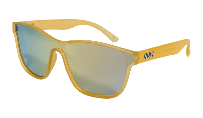 Óculos de Sol HUPI Major Amarelo - Lente Dourado Espelhado