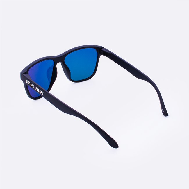 Óculos de Sol HUPI Major Sertões Preto - Lente Azul