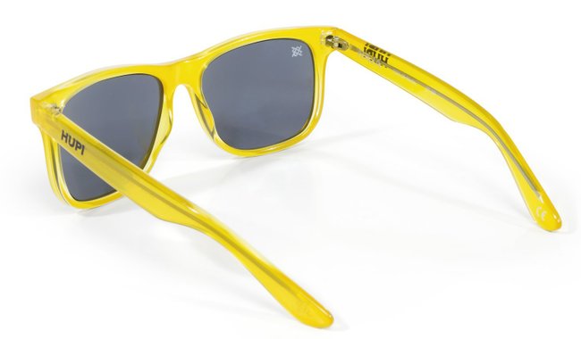 Óculos de Sol HUPI Naja Infantil Amarelo Cristal - Lente Espelhada