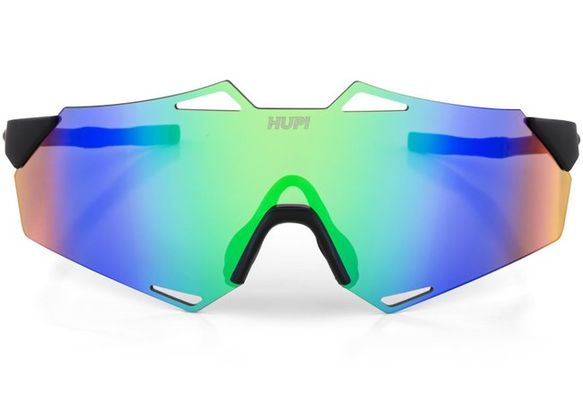 Óculos de Sol HUPI Noronha Preto - Lente Verde Espelhado