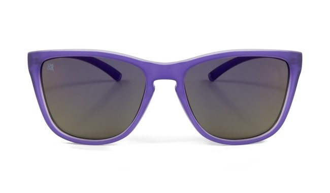 Óculos de Sol HUPI Paso Armação Lilás Escuro Lente Roxo Espelhado