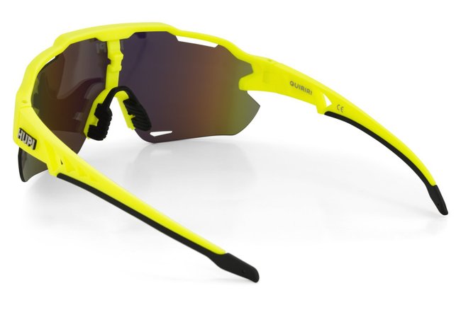 Óculos de Sol HUPI Quiriri Amarelo Neon - Lente Amarelo Espelhado