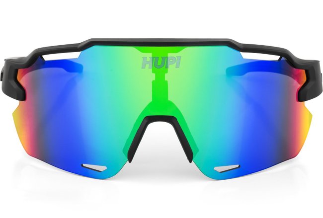 Óculos de Sol HUPI Quiriri Preto - Lente Verde Espelhado