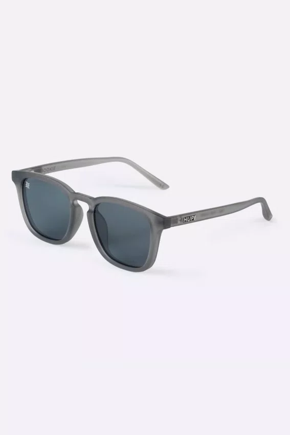 Óculos de Sol HUPI Rookie Cristal Prata Lente Preta