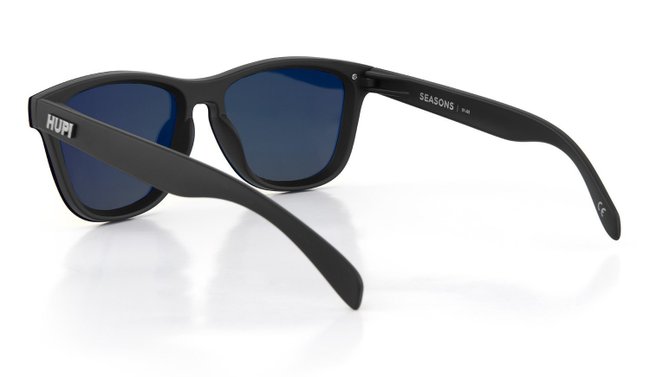 Óculos de Sol HUPI Seasons Preto - Lente Dourado Espelhado