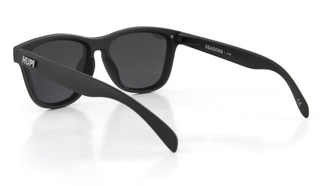 Óculos de Sol HUPI Seasons Preto - Lente Prata Espelhado