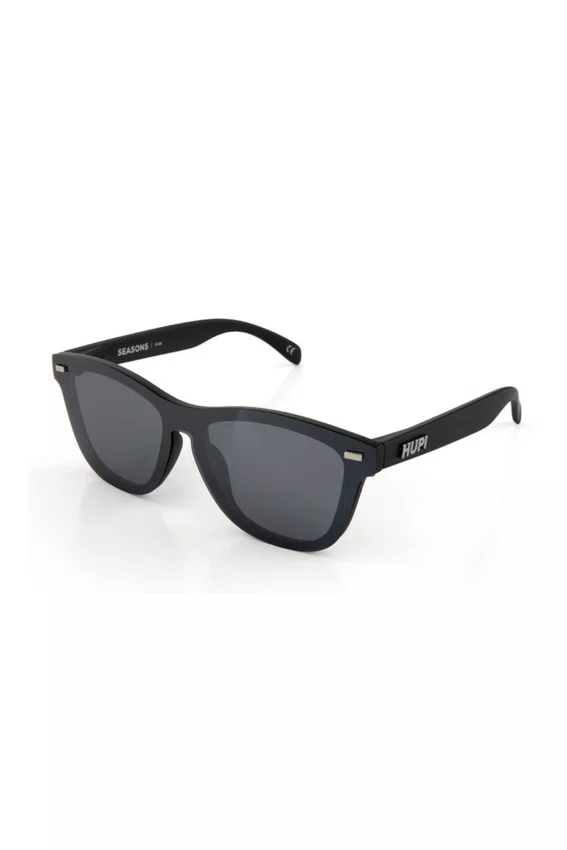 Óculos de Sol HUPI Seasons Preto - Lente Prata Espelhado