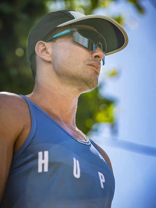 Óculos de Sol HUPI Sprint Cinza Lente Fumê