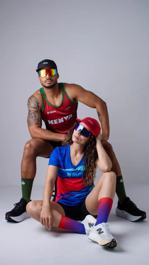 Óculos de Sol HUPI Vapor Vermelho e Preto - Lente Vermelho Espelhado