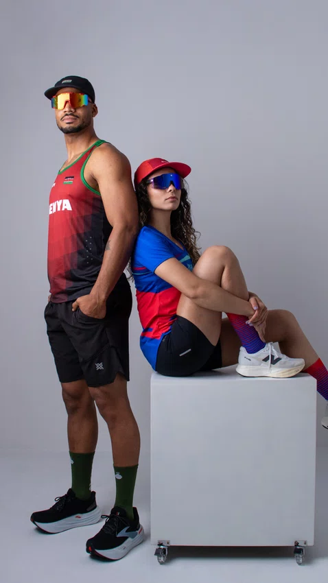 Óculos de Sol HUPI Vapor Vermelho e Preto - Lente Vermelho Espelhado