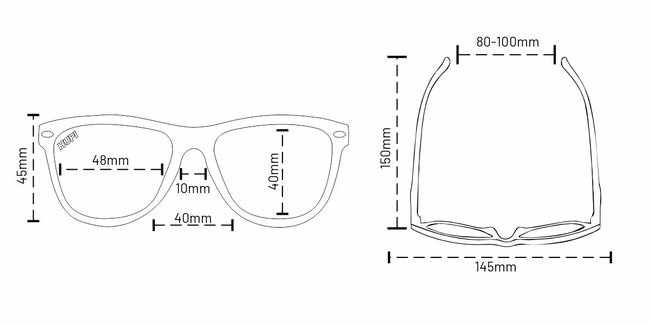 Óculos de Sol HUPI Wave Armação Cristal Lente Prata Espelhado