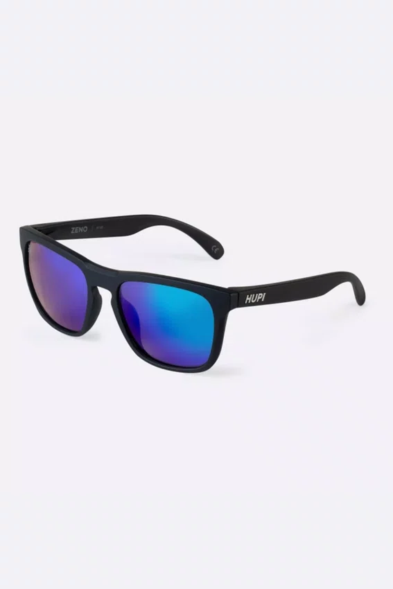 Óculos de Sol HUPI Zeno Preto Lente Verde Espelhado