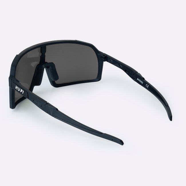 Óculos de Sol HUPI Andez Preto - Lente Prata Espelhada