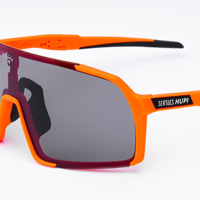 Óculos de Sol HUPI Andez Sertões Laranja - Lente Grafite