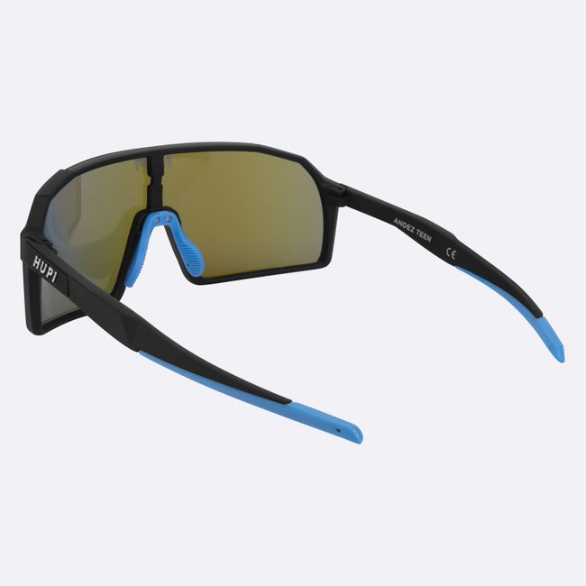 Óculos de Sol HUPI Andez Teen Preto - Lente Azul Espelhado