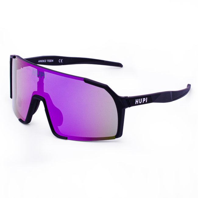Óculos de Sol HUPI Andez Teen Preto - Lente Roxo