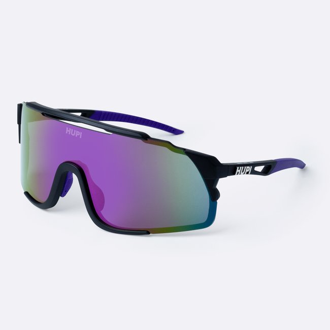 Óculos de Sol HUPI Eagle Preto - Lente Roxo Espelhado